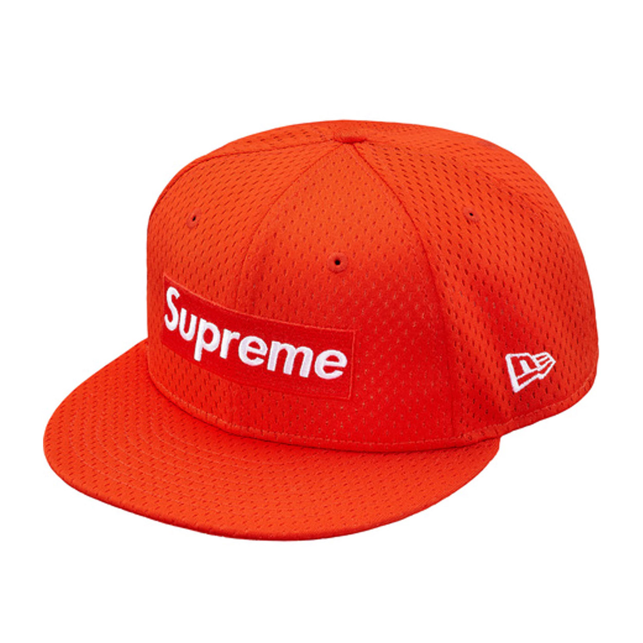 Supreme New Era Mesh Box Logo Cap Orange - Novelship